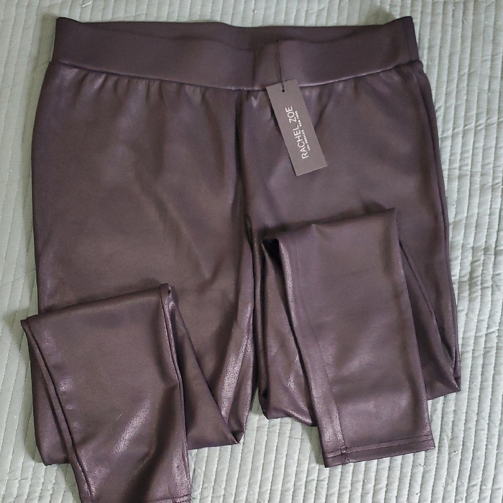 Rachel Zoe Shiny Leggings - Black